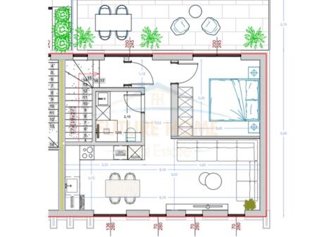For sale, Apartment 1+1, West Home Residence, Farkë