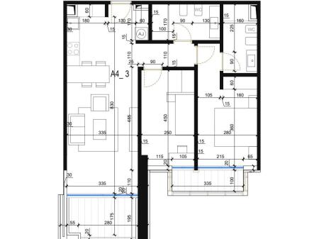 FOR SALE APARTMENT 2+1 WITH PARKING SPACE & DEPOSIT, GREEN COAST 2