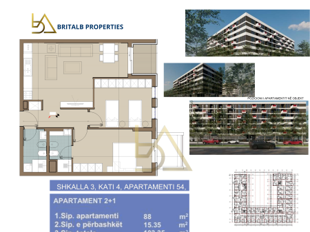 OCCASION – Apartment 2+1 for sale in Kamëz