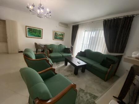 1+1, furnished, in the block.