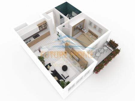 Shitet Apartament 1+1, Kamëz, Tiranë.
