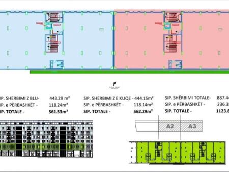 OFFICE FOR RENT 1123 M2 BULEVARDI I RI