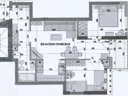 🏢Rruga Fortuzi, near Donika Center, a 2+1 apartment is for rent, empty.