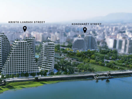 Shitet Apartament 2+1+2, Lake View Residence