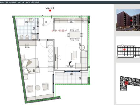 FOR SALE APARTMENT 1+1 PASKUQAN