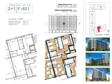Apartment for sale 2+1+2 for sale, at Paralel Living Don Bosko
