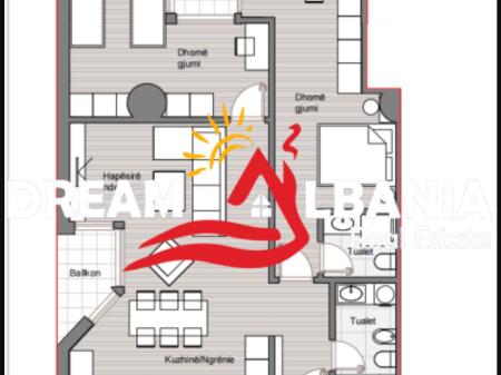 OFFER! Apartment 2+1+2 for Sale near Zogu i Zi in Tirana (ID 41211783)