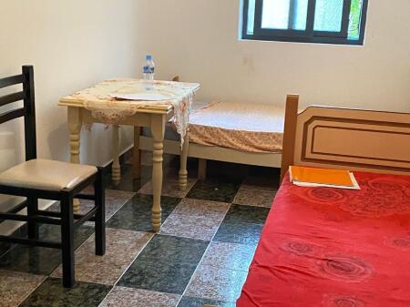 A studio apartment is for rent in a 4-story villa located on the first floor.