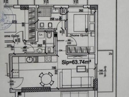 For sale 1+1 apartment in the residence Porta Tirana e Re, Sauk, Tirana (ID 41111097)
