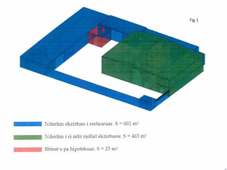 🔵 FOR SALE: LAND + BUILDING (Kombinat - Rruga Qelqit) 📍1067 m² building + 1700 m² land 💰 Price: €850,000 (Negotiable)
