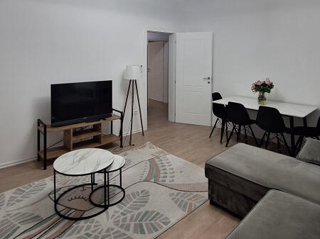 An apartment 1+1 is for rent on Barrikadave Street, opposite Sami Frashëri Gymnasium.