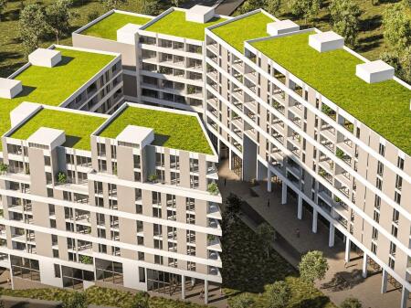 For sale 2+1 apartment in Shkoze, at Forest Residence.