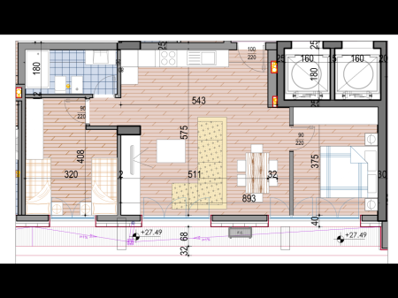 Shitet Apartament 2 + 1. 📍 Fusha e Aviacionit.