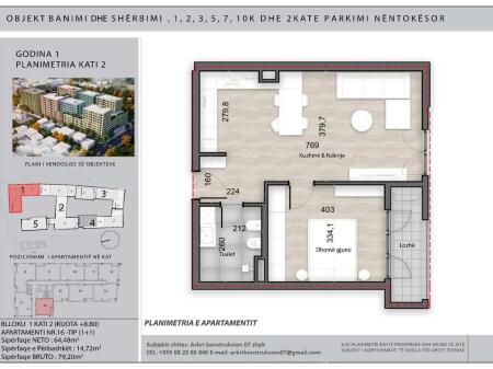 2+1 Apartment Splendor Residence Kokonozeve St