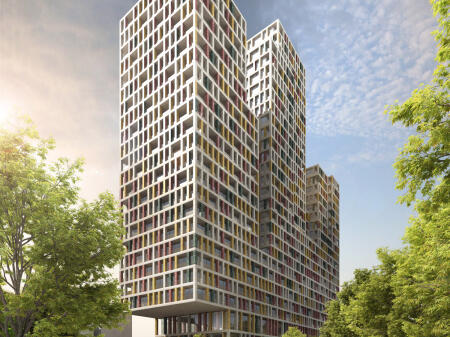 In vendita, Appartamento in fase di costruzione 1+1+ balcone, 'Manhattan' - Tirana.