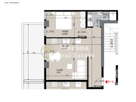 For sale Apartment 1+1, Former Aviation Field