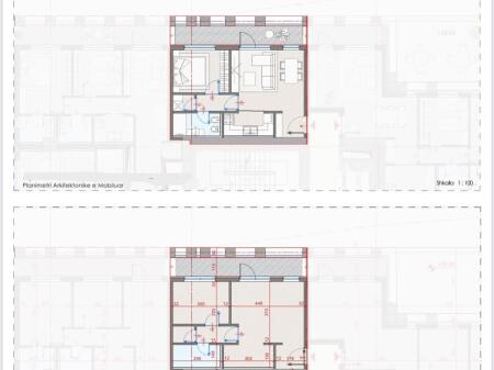 Tirane, Manhattan Residence (OKAZION) shitet apartament 1+1 Kati 10, 78.9 m² (kryqezimi i Don Boskos prane Zogut te Zi)