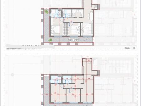 Tirane, Manhattan Residence (OKAZION) shitet apartament 2+1+2 Kati 10, 119.1m² (kryqezimi i Don Boskos prane Zogut te Zi)