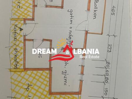 Apartament 2+1 për shitje pranë Shkollës së Kuqe (ID 41211997)