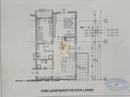 Shitet, Apartament 2+1+2+2blk, i diskutueshëm