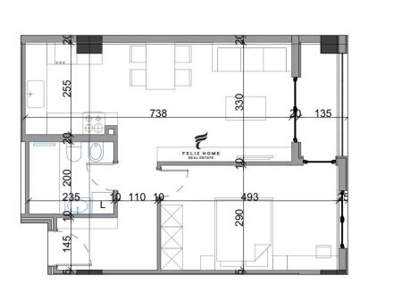 SHITET APARTAMENT 1+1 ASTIR