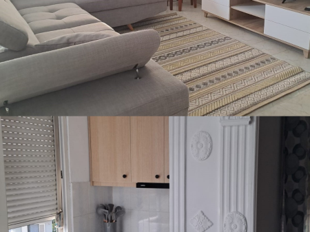 Tirana, an apartment 2+1 is for rent on the 4th floor, 80 m².