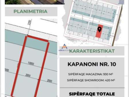 SHITET KAPANON 1350M2 "NE KASHAR"