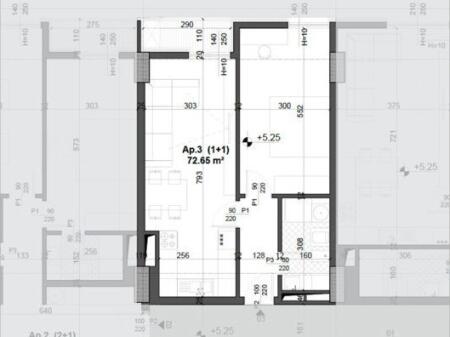 1+1 apartment for sale at the former Aviation Field (ID 41111006)