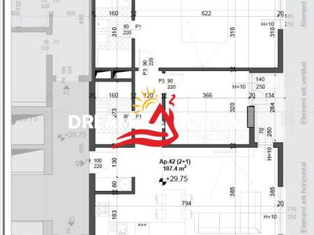 2+1 apartment and parking for sale at Fusha e Aviacionit, Simon Gjoni street (ID 41211827)