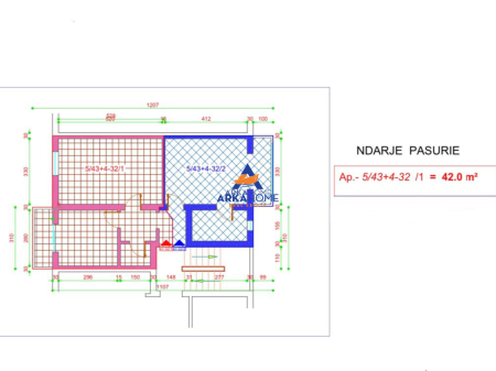 IN VENDITA MONOLOCALE 42M2 "MYSLYM SHYRI".