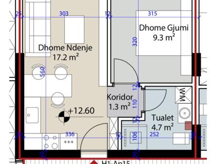 1+1 APARTMENT FOR SALE AT PORTO LALZI