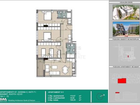 Univers City - Appartamento 3+1 in Vendita