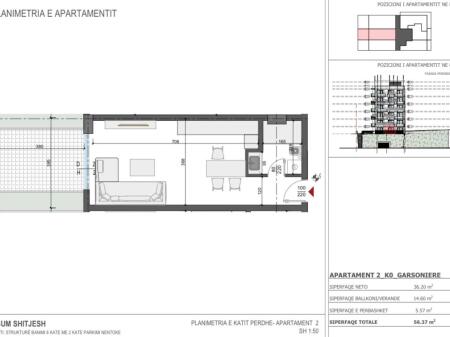 Studio apartments for Sale, Sarande