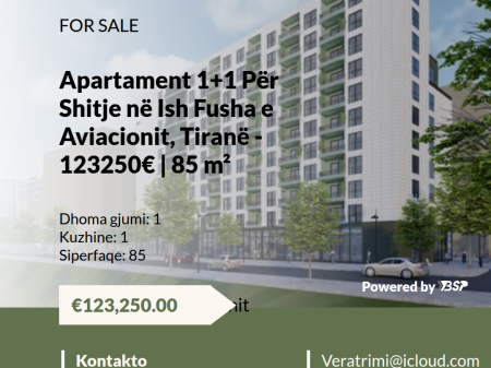 APARTMENT FOR SALE FORMER AVIATION FIELD