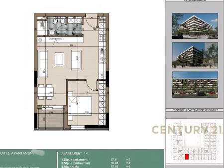 APARTMENT FOR SALE 1+1 KAMEZ,