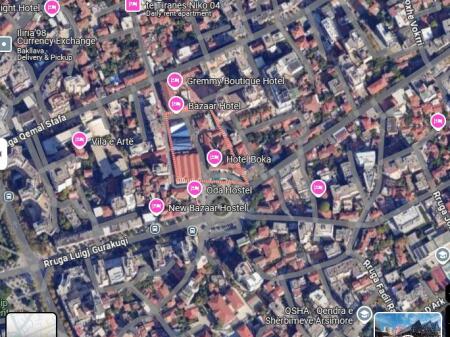 2 Apartments 1+1 for rent at Pazari i Ri near the intersection of Bardhyl street (ID 42111420).