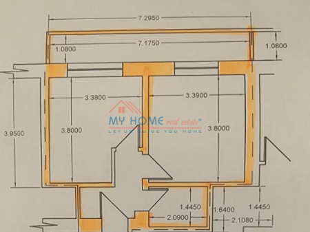 Apartment 1+1 for sale Tirana Center