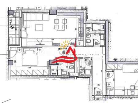 Apartament 2+1+2 +depo per shitje tek Bulevardi i Ri prane Kompleksit Marga 1 ID (41211941)