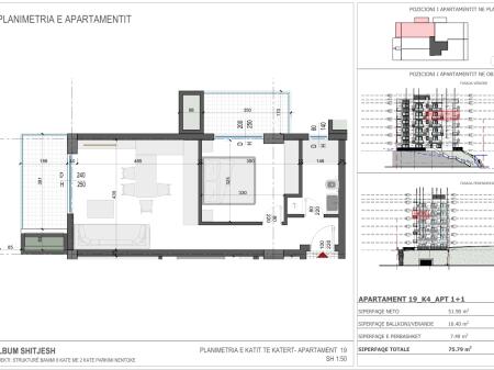 Sarande, apartment 1+1 for sale