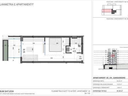 Studio apartment for Sale , Sarande