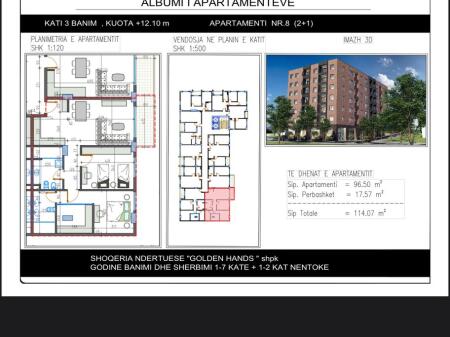 VENDESI APPARTAMENTO 2+1 PASKUQAN 131.200 EURO