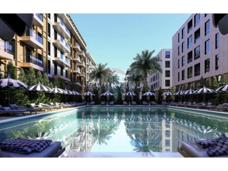 Super apartment 1+1 for sale at Residenca Palm Paradise, Qerret