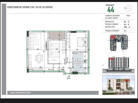 Apartment 2+1+2+Balcony for Sale Paskuqan