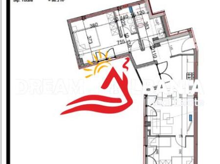 2+1 apartment for sale at New Boulevard, on Karl Gega street in Tirana (ID 41211815)