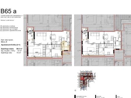 For sale, Apartment 2+1+balcony+ Garage, behind American Hospital 2 – Dibra Street, 128,000 Euro