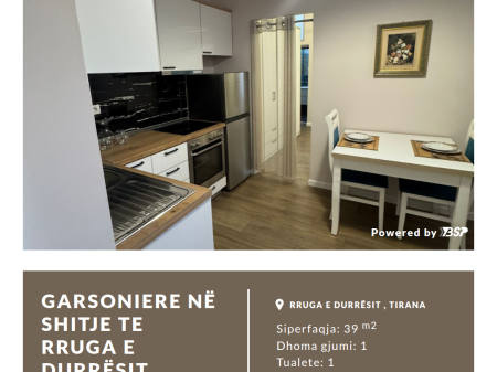 Studio Apartment For Sale on Durres Street!