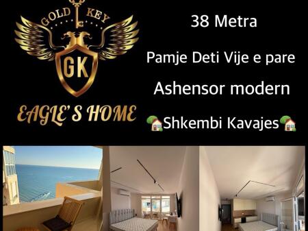 STUDIO APARTMENT FOR SALE  SEA VIEW SHKEMBI KAVAJES