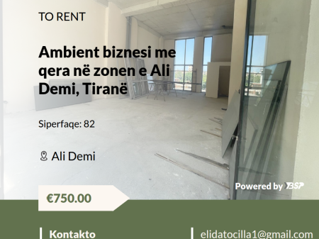 Locale commerciale in affitto nella zona di Ali Demi, Tirana!