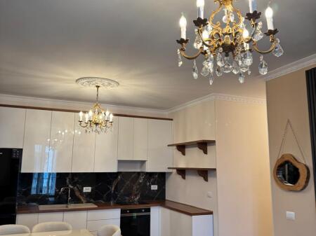 SUPER APARTMENT FOR RENT 2+1+2 AND PARKING ON XHANFIZE KEKO STREET, TIRANA