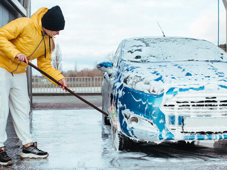 🔑CAR WASH FOR RENT – NEAR QTU 💦150 m²